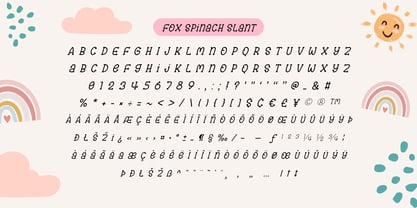 Fox Spinach Font Poster 12