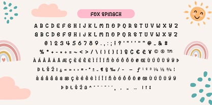 Fox Spinach Font Poster 8