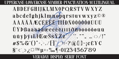 Veraday Display Serif Font Poster 10