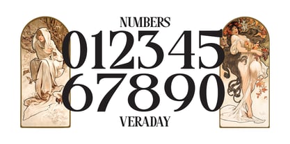 Veraday Display Serif Font Poster 2