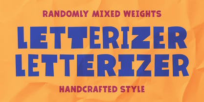 Letterizer Font Poster 1