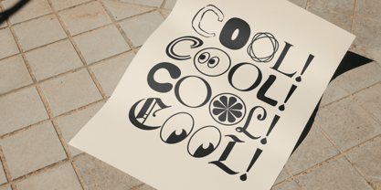 Weirdy Font Poster 10