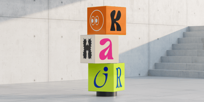 Weirdy Font Poster 4