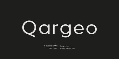 Qargeo Font Poster 1