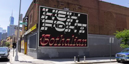 Gothalian Font Poster 7