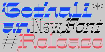 Gothalian Font Poster 1