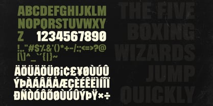 Urban Impact Font Poster 8