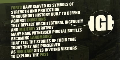 Urban Impact Font Poster 2