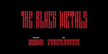 Demonics Font Poster 6