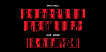 Demonics Font Poster 4