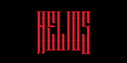 Demonics Font Poster 2