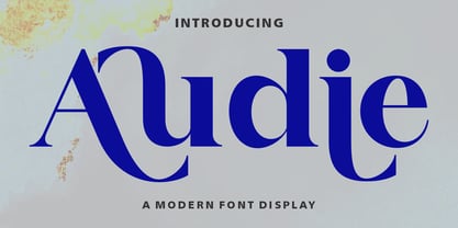 Audie Serif Fuente Póster 1