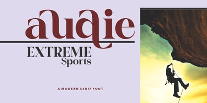 Audie Serif Fuente Póster 5