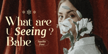 Squilla Font Poster 6