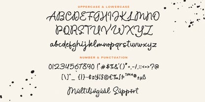 Blower Cerita Font Poster 6