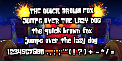 Big Kid Rockstar Font Poster 4