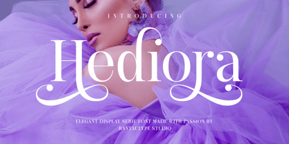 Hediora Font Poster 1