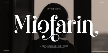 Miofarin Font Poster 1