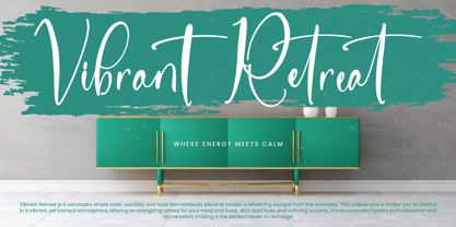 Sanitizer Eticulate Font Poster 5