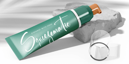 Sanitizer Eticulate Font Poster 4