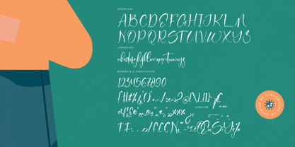 Sanitizer Eticulate Font Poster 14