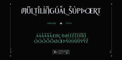 Grimsquire Font Poster 6