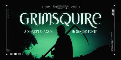 Grimsquire Font Poster 1