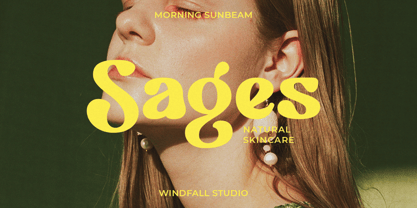 Morning Sunbeam Font Poster 3