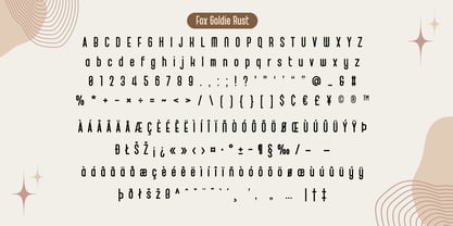 Fox Goldie Font Poster 9