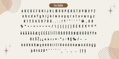 Fox Goldie Font Poster 8