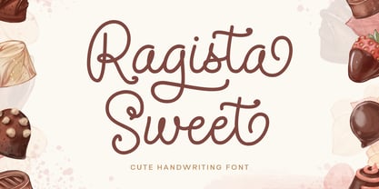Ragista Sweet Font Poster 1