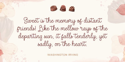 Ragista Sweet Font Poster 5