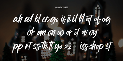 Warm Touch Font Poster 7