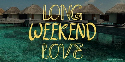 Daisyes Outline Font Poster 2