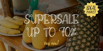 Daisyes Outline Font Poster 6