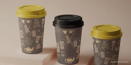 Daisyes Outline Font Poster 9