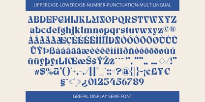 Grefal Display Font Poster 6