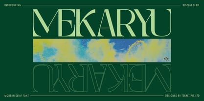 Mekaryu Display Serif Font Poster 1