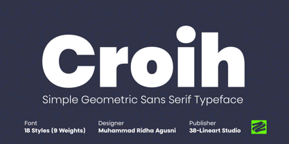 Croih Font Poster 1