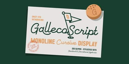 Galleco Script Font Poster 1