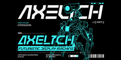 Axelich Font Poster 1