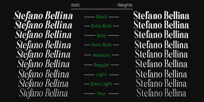 Blackline Gothic Font Poster 4