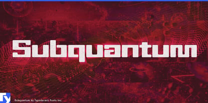 Subquantum Font Poster 1