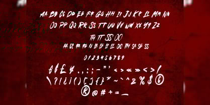 Naxrsoul Cather Font Poster 2