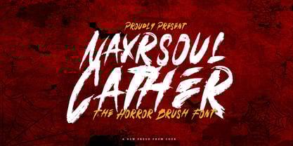 Naxrsoul Cather Font Poster 1