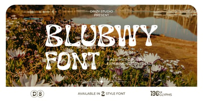 Blubwy Font Poster 1