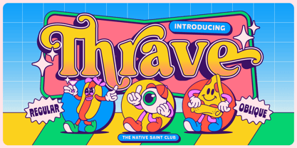 Thrave Font Poster 1