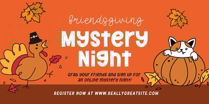 Fox Maple Font Poster 3