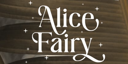 Alice Fairy Font Poster 1