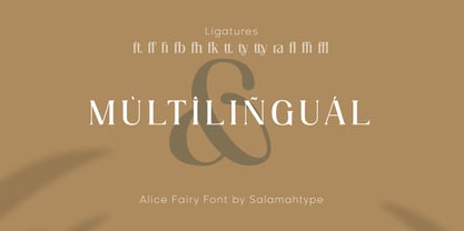 Alice Fairy Font Poster 6